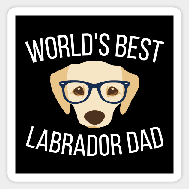 Worlds Best Labrador Dad Sticker by kapotka